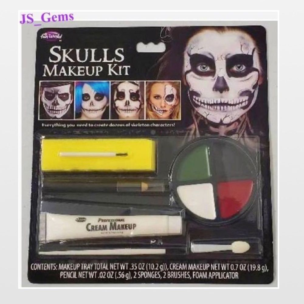 New Skulls Halloween Makeup Kit
